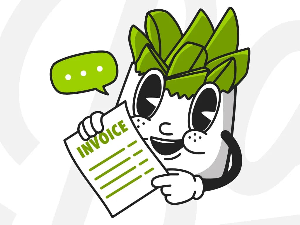 Invoice akan dikirim lewat Whatsapp.