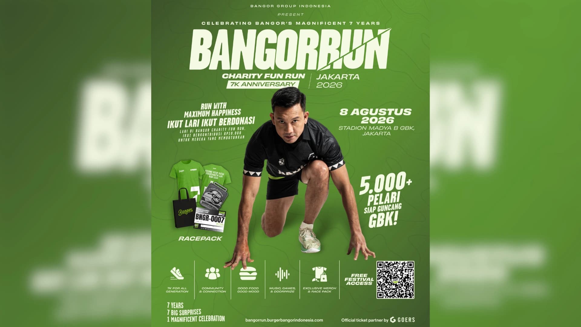 Event Fun Run Jakarta Burger Bangor
