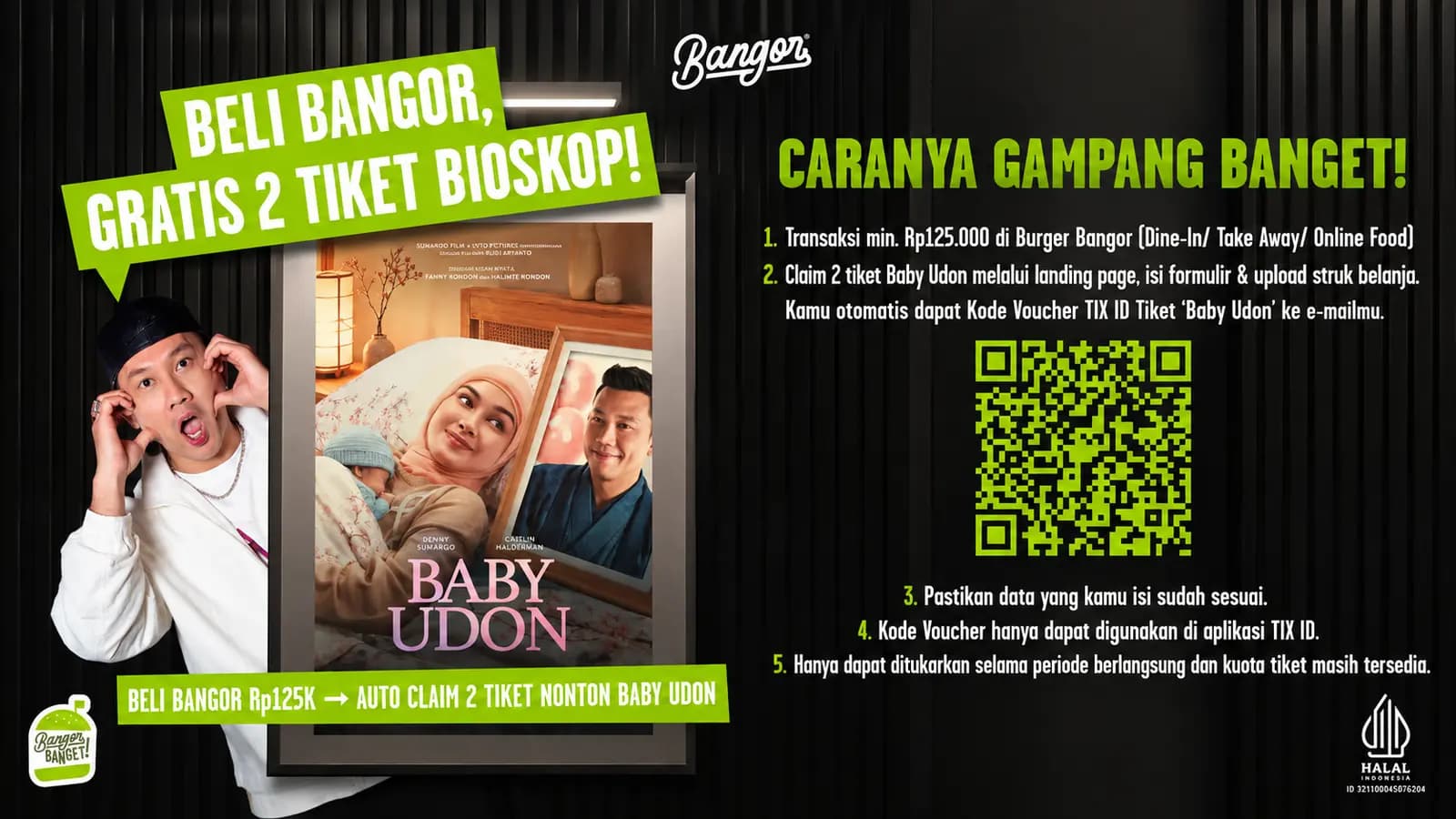 Burger Bangor x FIlm Baby Udon
